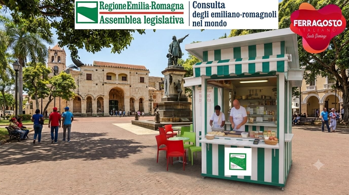 Il ns chiosco si sta avvicinando a destinazione!! Vi aspettiamo domani a #ferragosto #italiano a #santodomingo